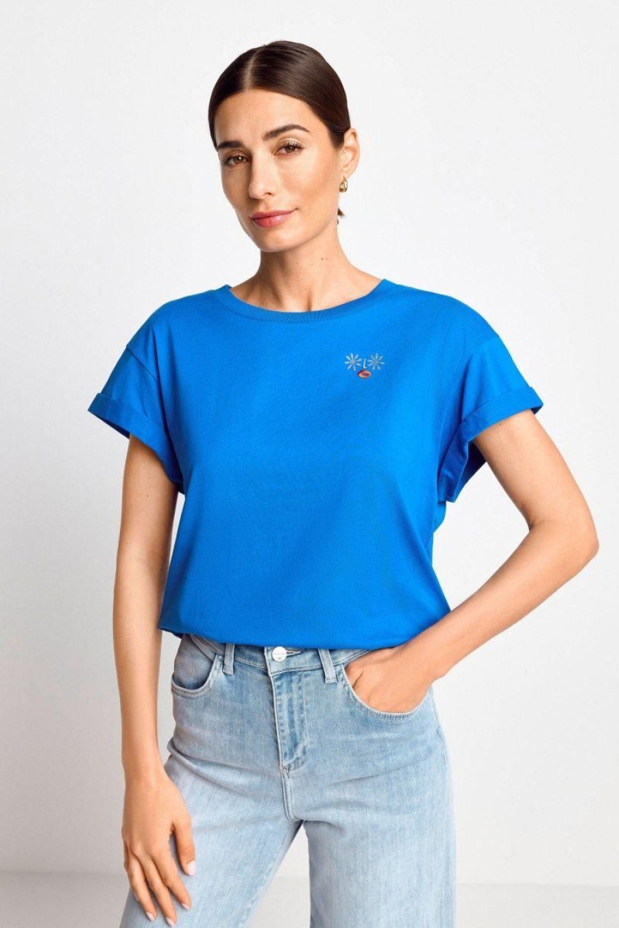 Online Rich & Royal T-Shirt Azzure Blue