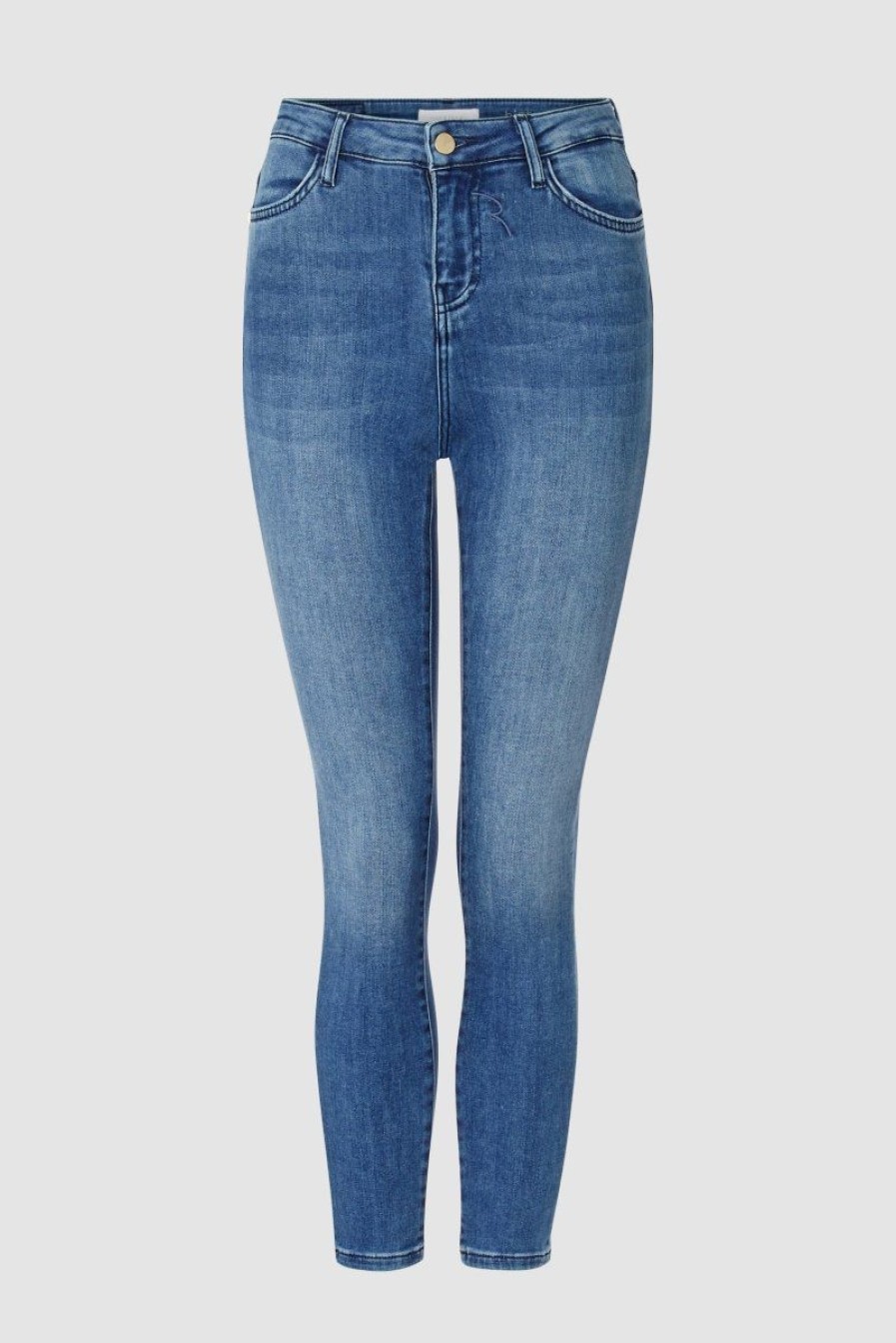 Online Rich & Royal High Waist Denim Apearl Blue